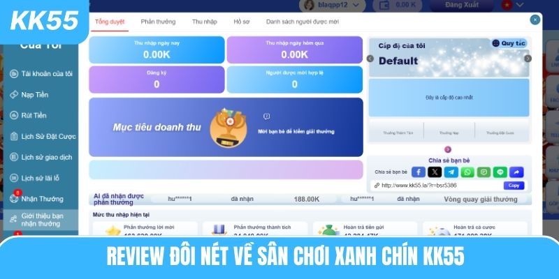 Review đôi nét về sân chơi xanh chín KK55